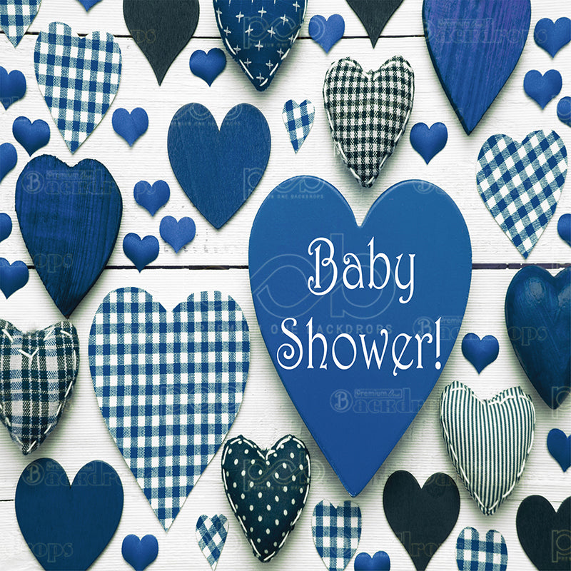 premium one pillow cover backdrops-Baby Boy