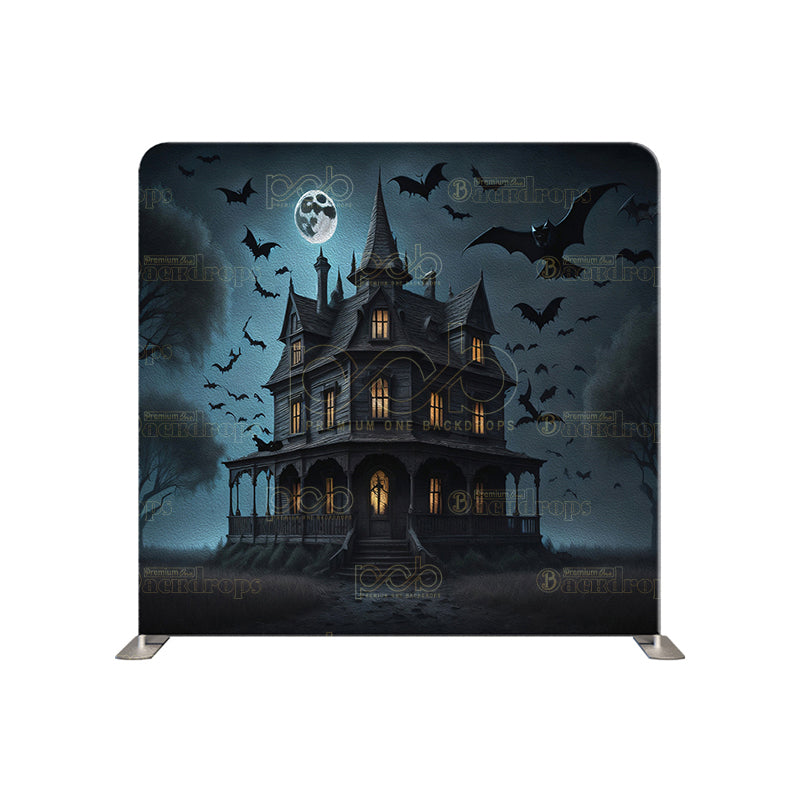 premium one pillowcover backdrops-Batty Mansion