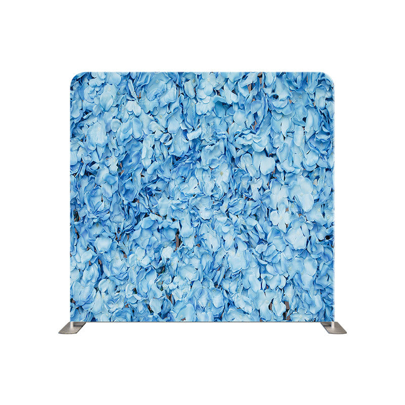 premium one pillowcover backdrops-Blue Floral