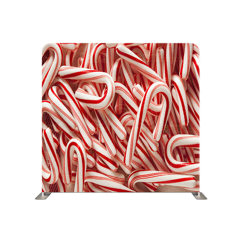 premium one pillowcover backdrops-Candy Cane