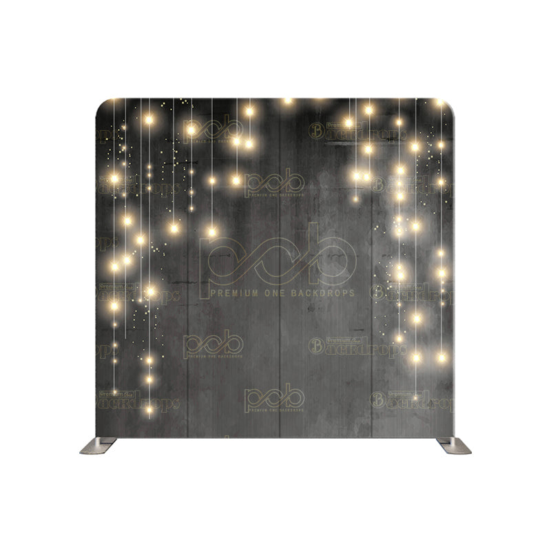 premium one pillowcover backdrops-Chalkboard lights