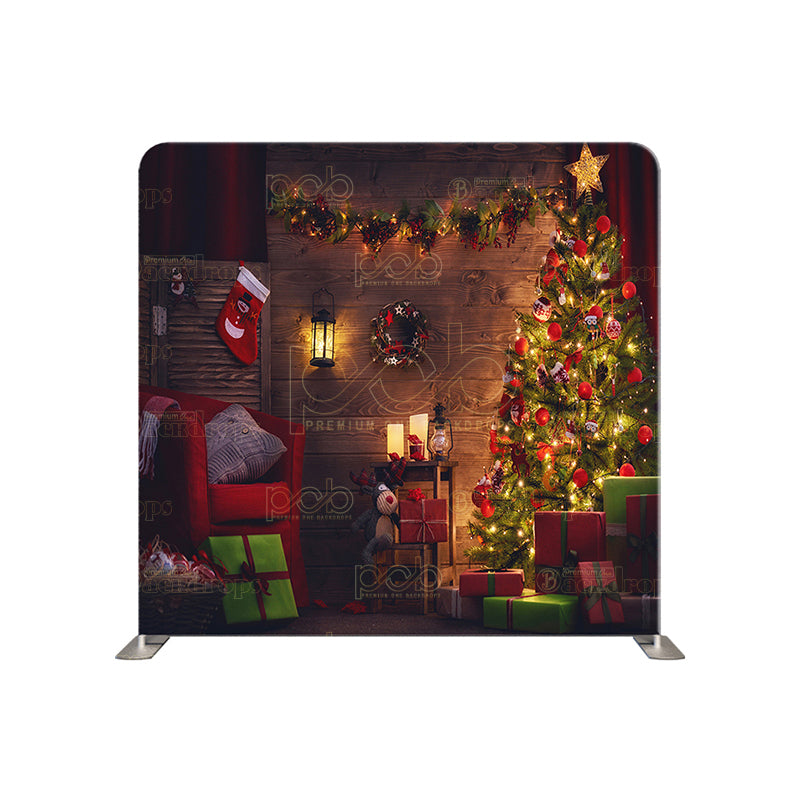 premium one pillowcover backdrops-Christmas Eve Holiday