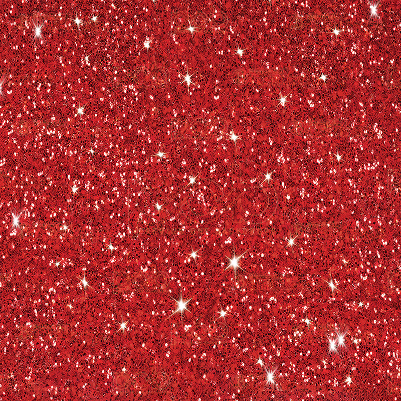 premium one pillowcover backdrops-Christmas Red Glitter