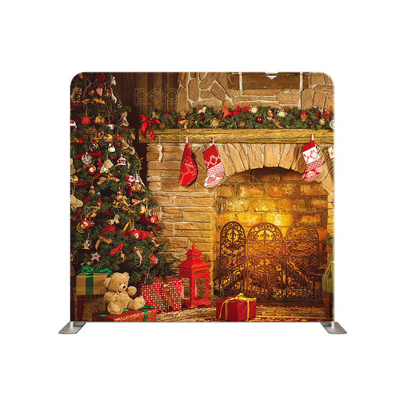 premium one pillowcover backdrops-Christmas Tree Glow