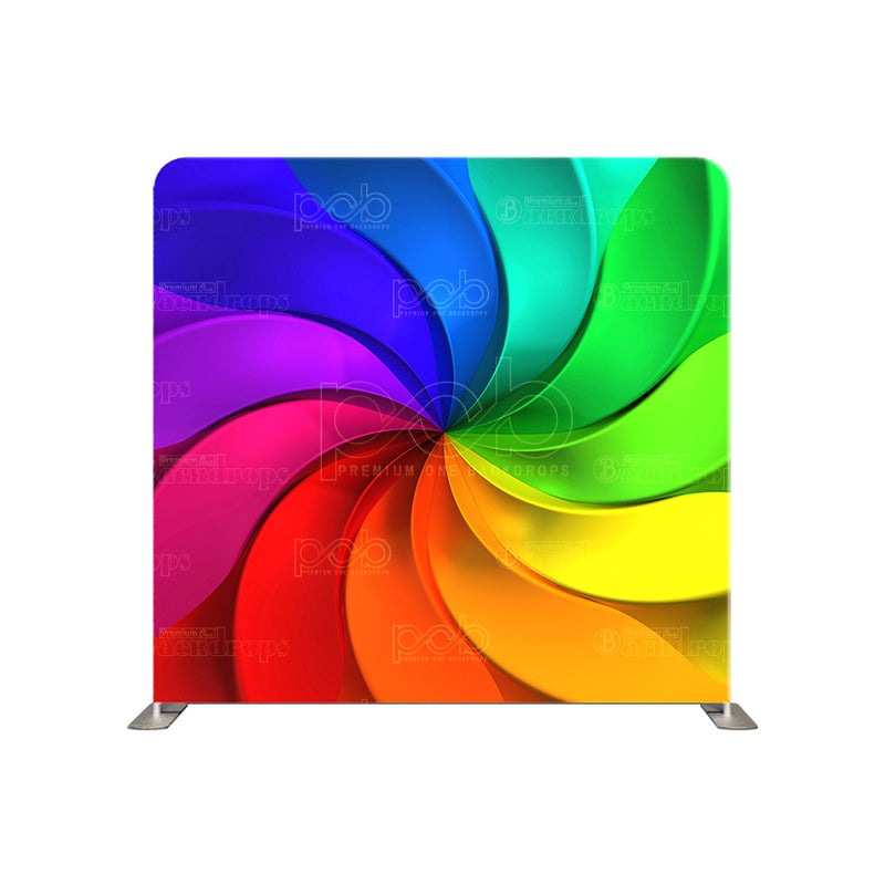 premium one pillowcover backdrops-Color Pinwheel