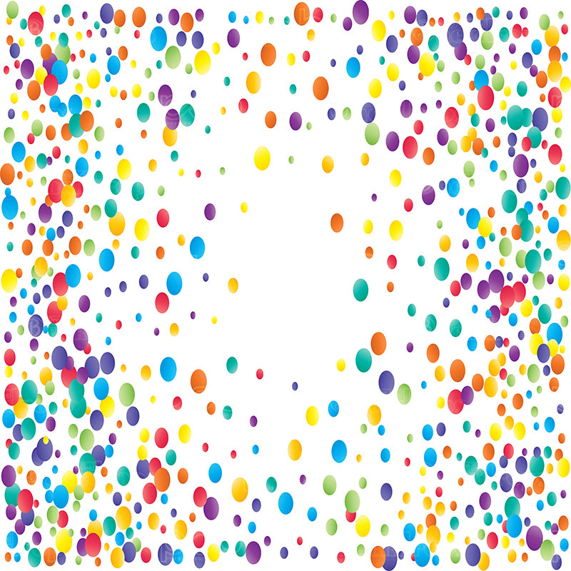 premium one pillowcover backdrops-Colorful Dots