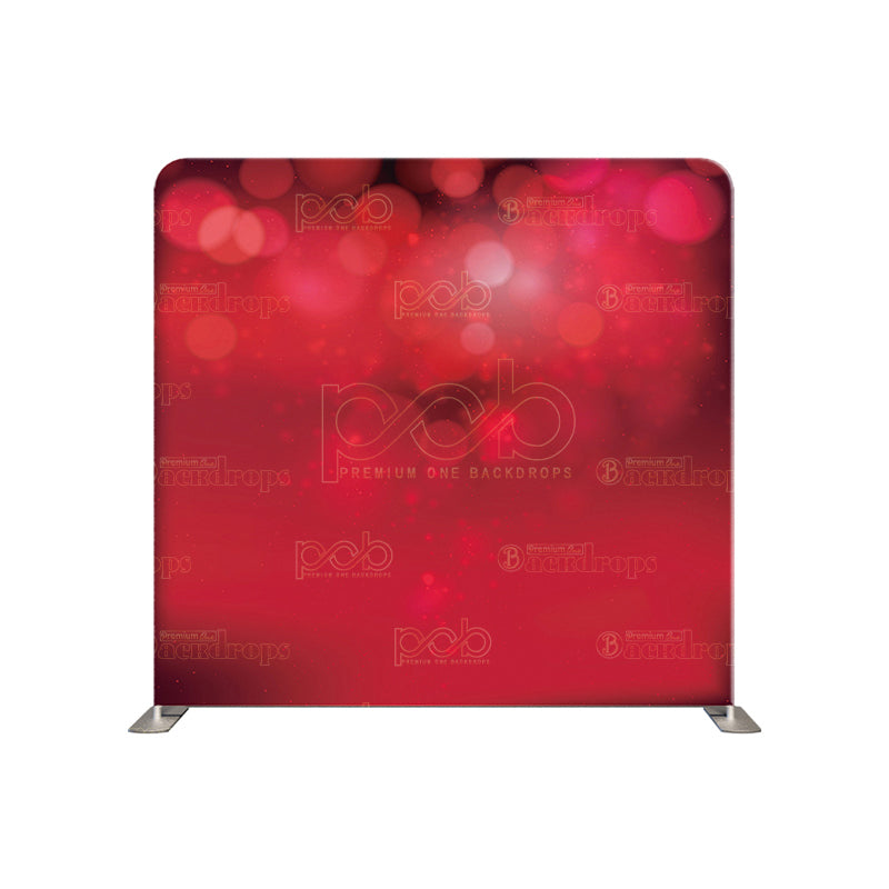 premium one pillowcover backdrops-Crimson Bokeh