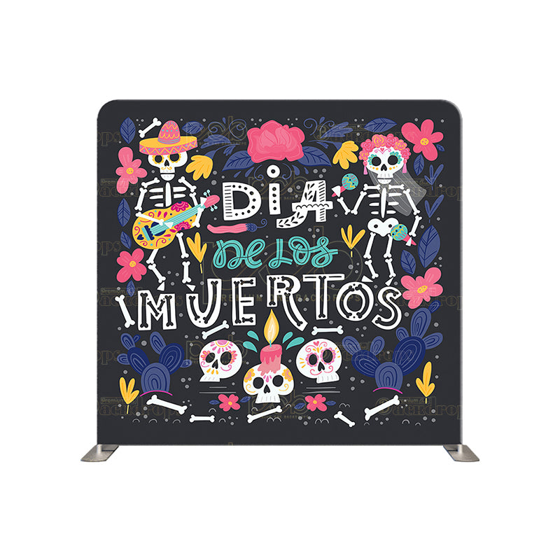 premium one pillowcover backdrops-Dia De Los Muertos