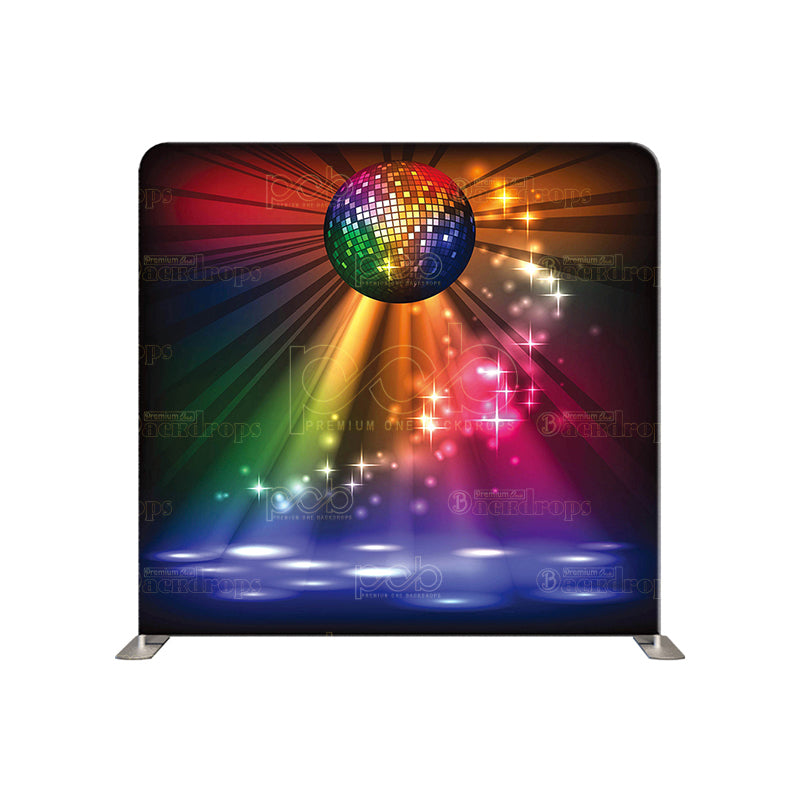 premium one pillowcover backdrops-Disco Rays