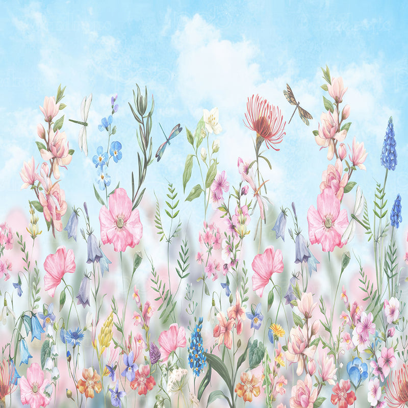 Pillow Cover Backdrop (Dragonfly Meadow Magic)