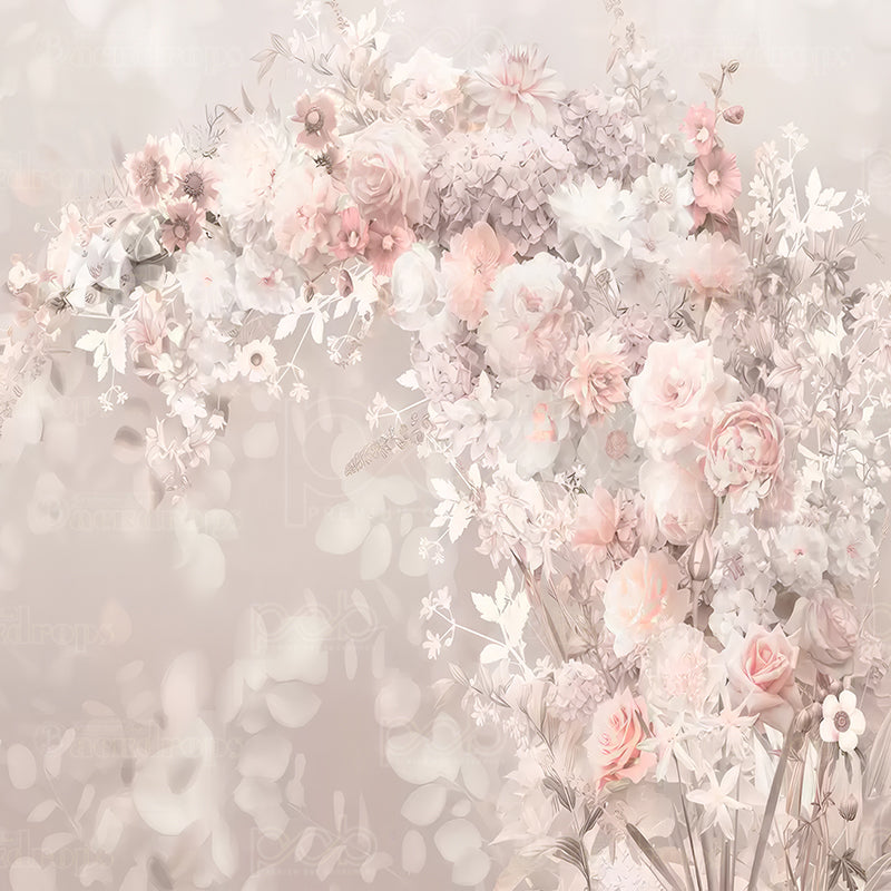 Pillow Cover Backdrop (Floral Dawn Mist)