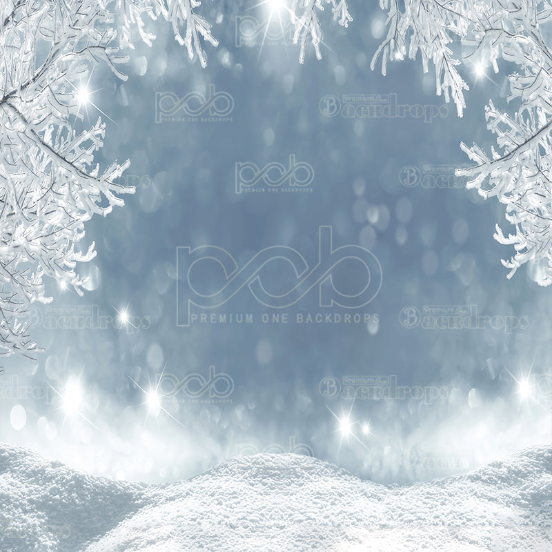 Pillow Cover Backdrop(Frozen Winter)