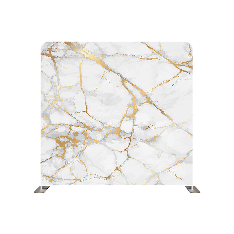 premium one pillowcover backdrops-white golden marble