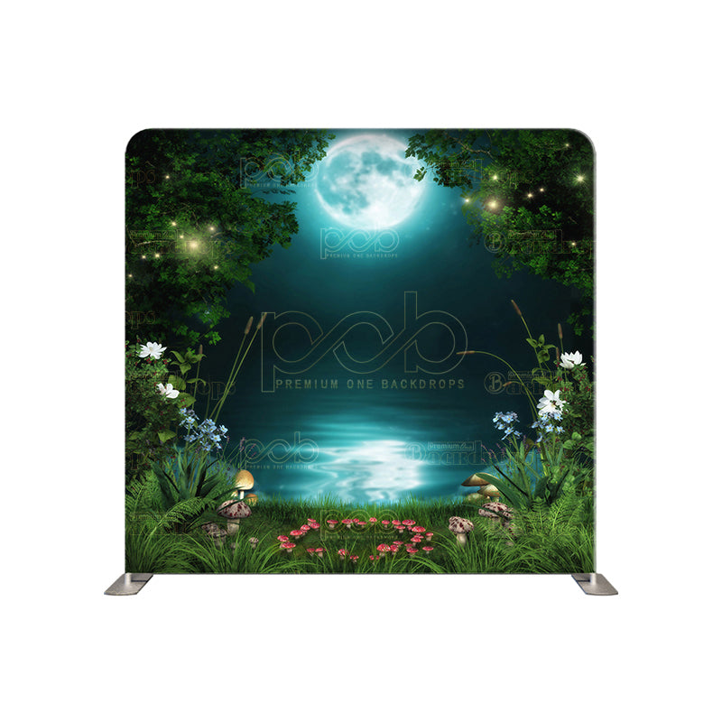 premium one pillowcover backdrops-Garden Nights