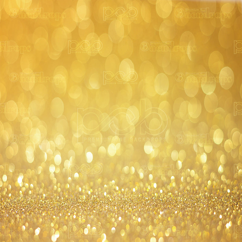 premium one pillowcover backdrops-Gold Bokeh