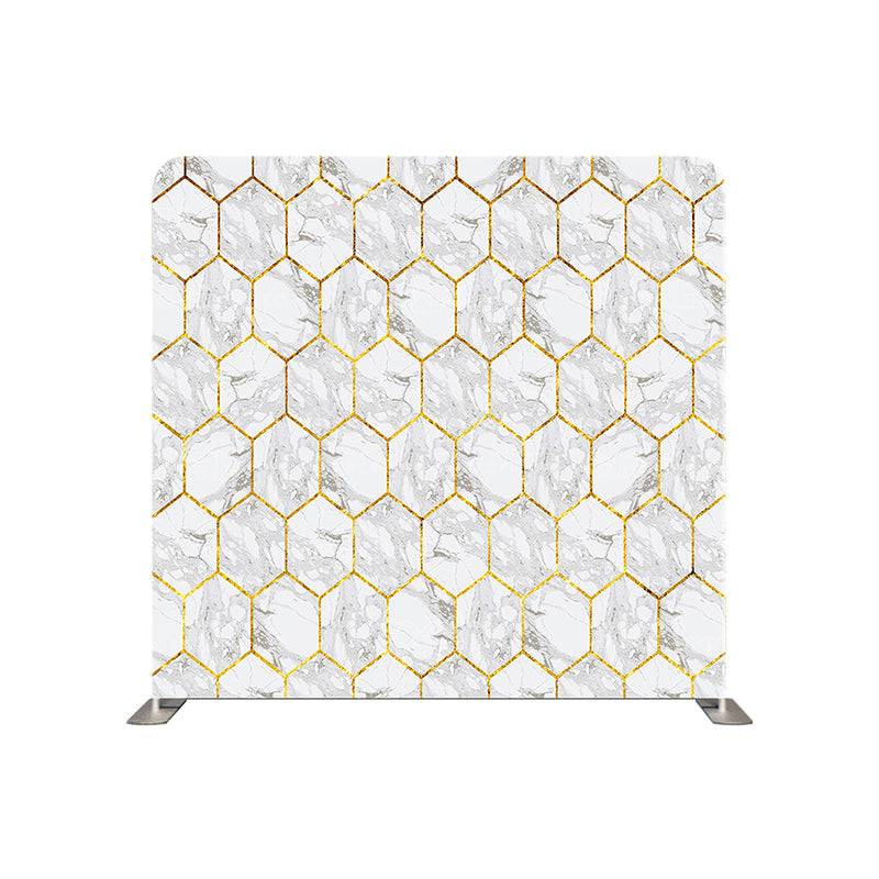 premium one pillowcover backdrops-Gold Streak Marble