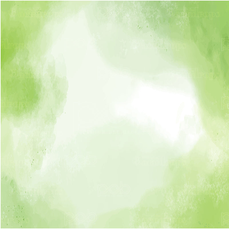 Pillow Cover Backdrop (Green Watercolor Blend)