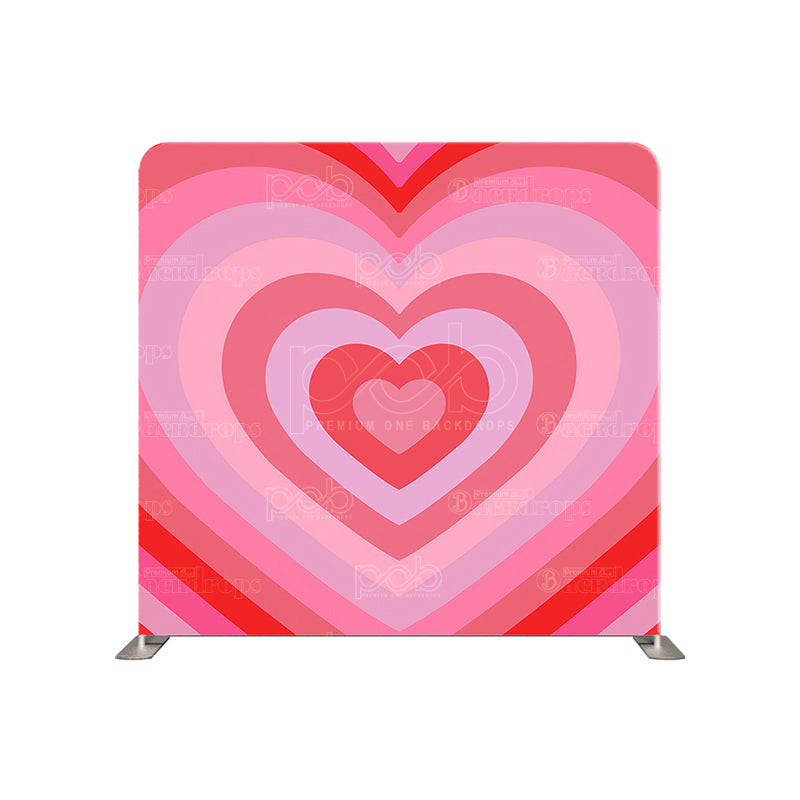 premium one pillowcover backdrops-Groovy Hearts