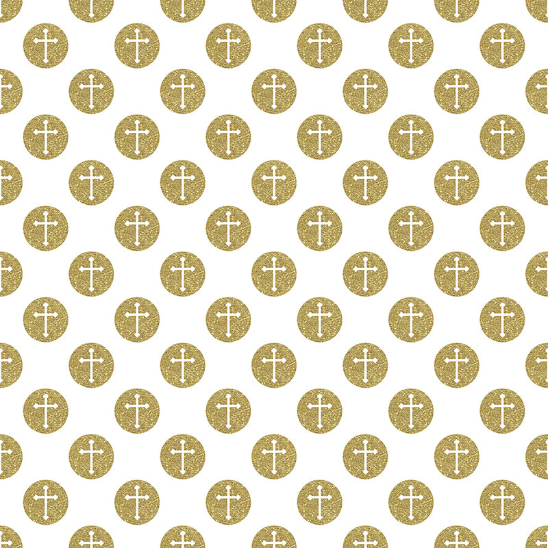 Pillow Cover Backdrop (Happiness Elegant Cross)