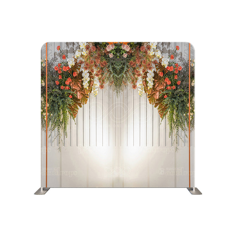 premium one pillowcover backdrops-Heavenly Flower Drape