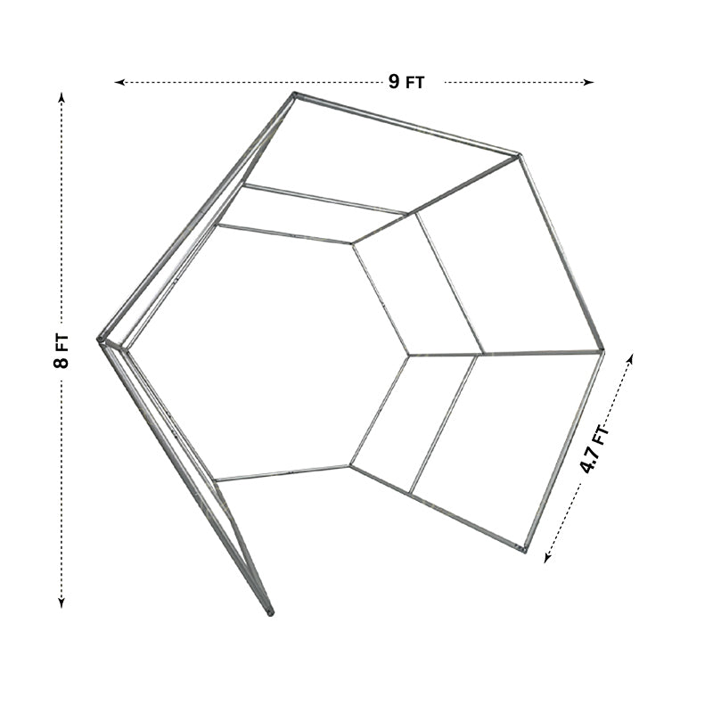 premium one 360 enclosure-Hexagonal Vogue Booth Enclosure