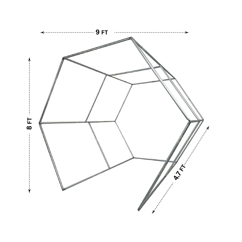 premium one 360 enclosure-Hexagonal Vogue Booth Enclosure