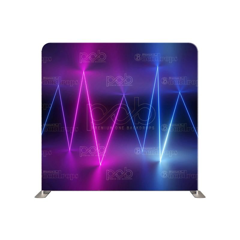 premium one pillowcover backdrops-LED Zig Zag