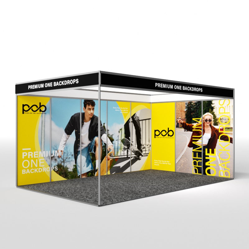 Pob Shell 16.4x10ft Shell Scheme Graphics | Branded Booth Panels | POB