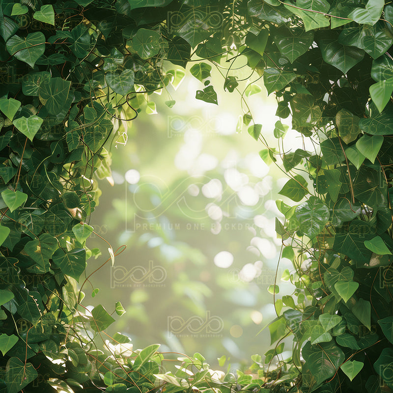 Pillow Cover Backdrop (Leafy Glade Portal)