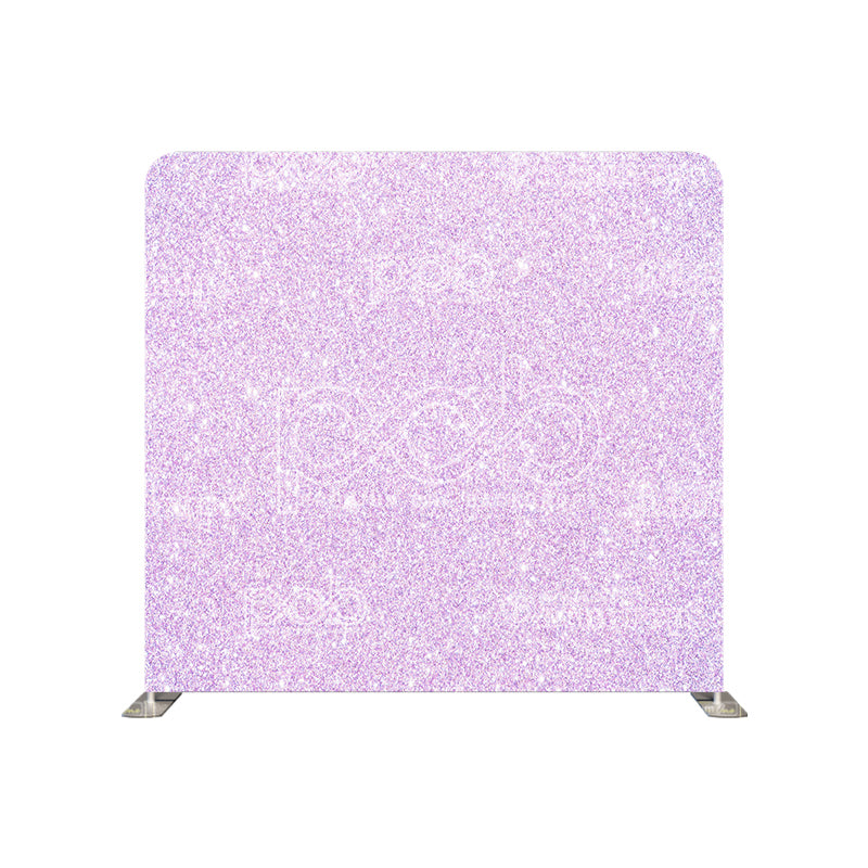 Pillow Cover Backdrop(Light Purple Glitter)