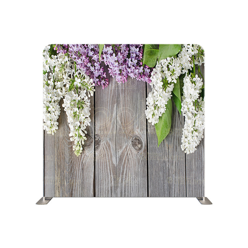 Pillow Cover Backdrop(Lilac Wood Flowers)