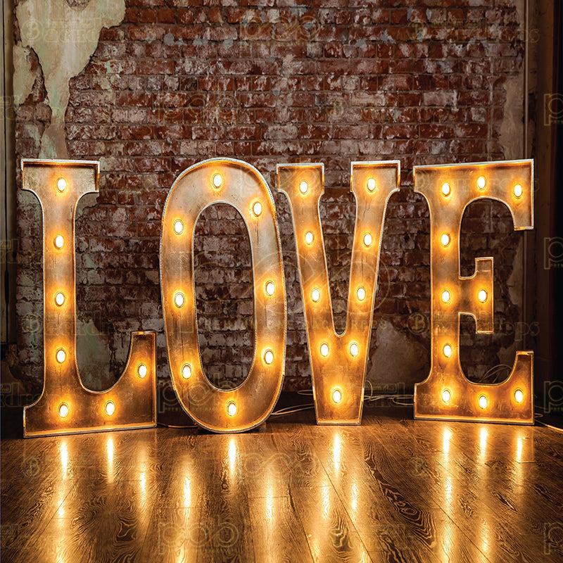 premium one pillowcover backdrops-Love Letters