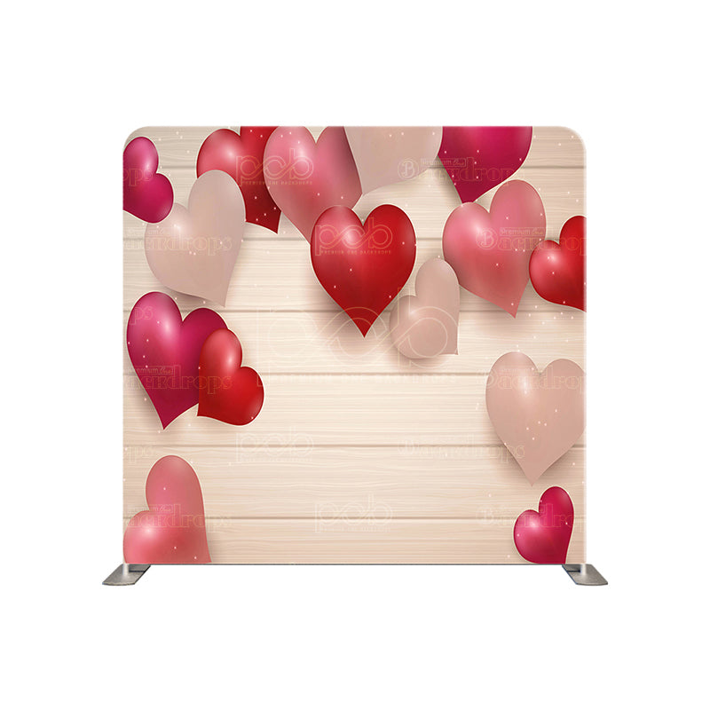 Pillow Cover Backdrop(Lovely Hearts)