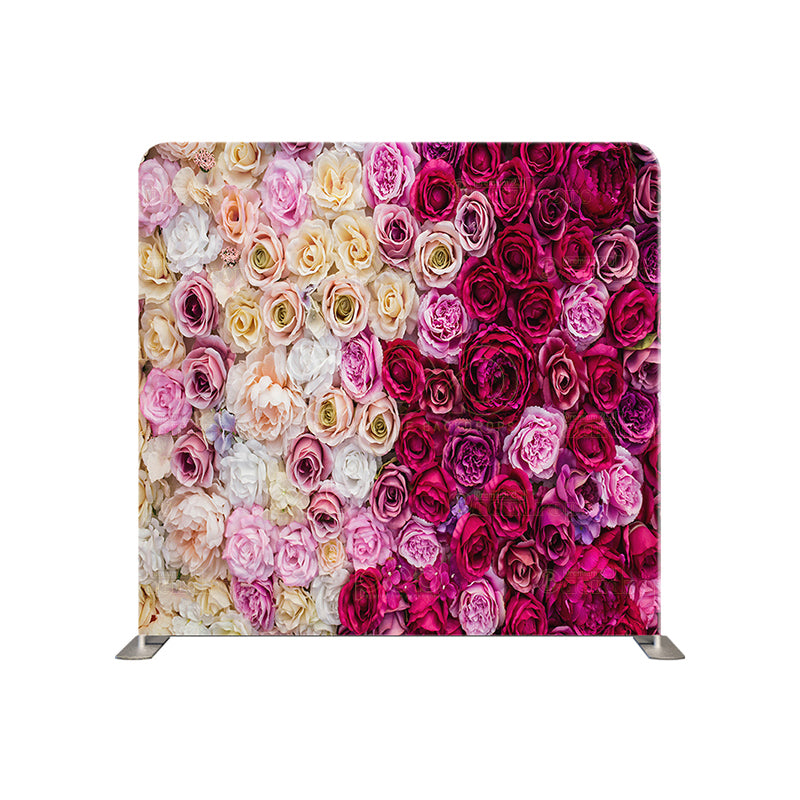 premium one pillowcover backdrops-Mixed Rose Petals