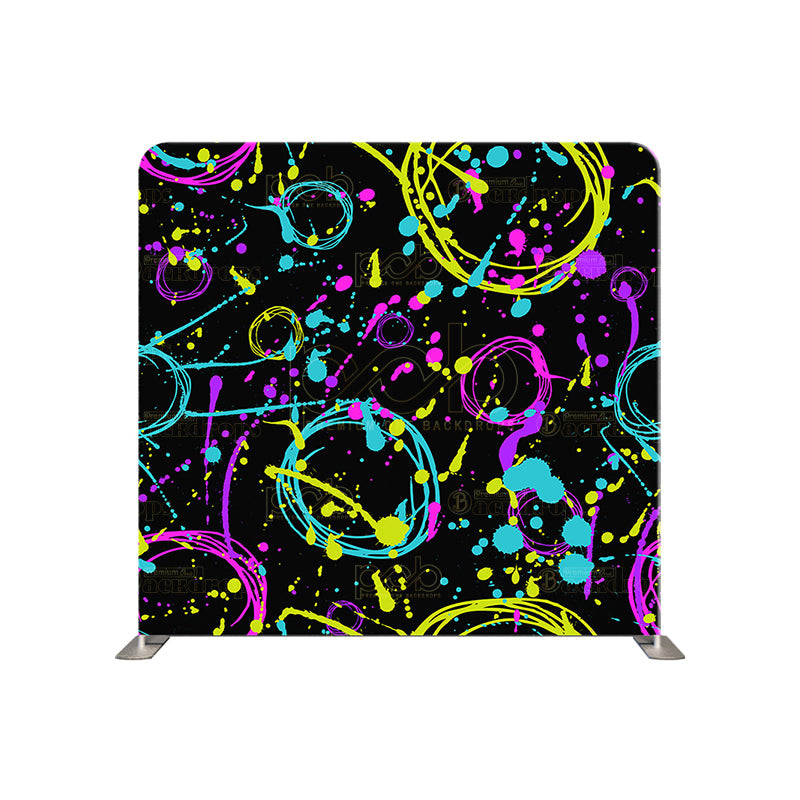 premium one pillowcover backdrops-Neon Coffee Table