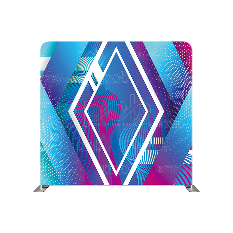 premium one pillowcover backdrops-Opposite Blue