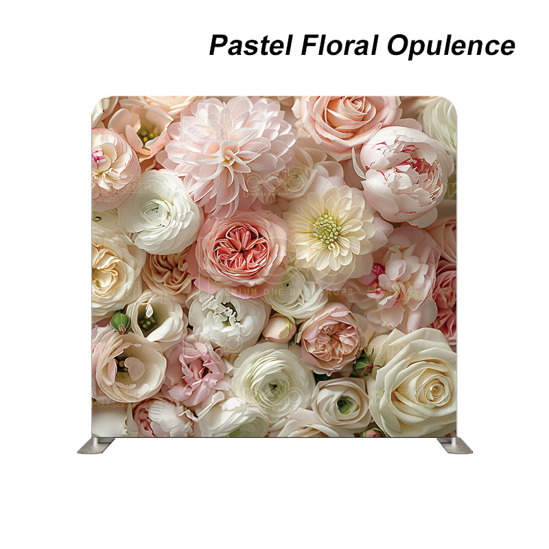 Pillow Cover Backdrop (Pastel Floral Opulence)