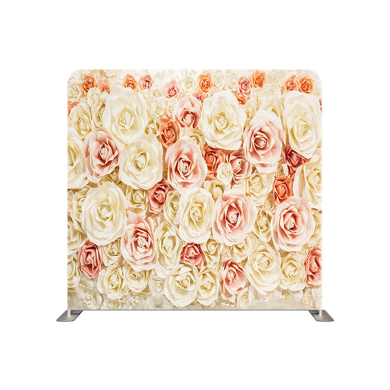 premium one pillowcover backdrops-Peachy roses