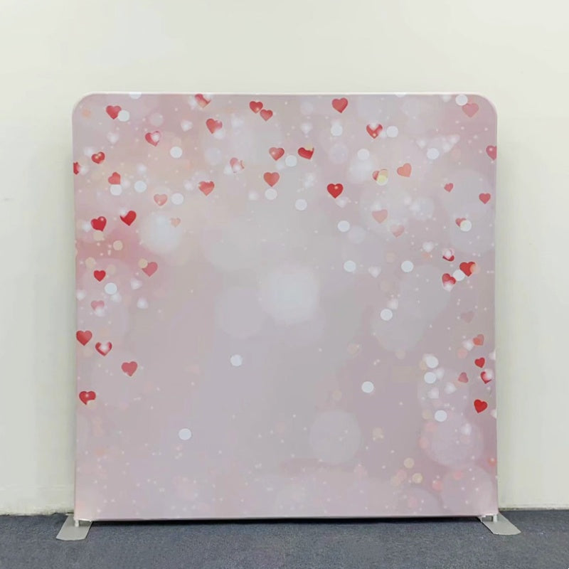 Pillow Cover Backdrop(Mini Hearts)