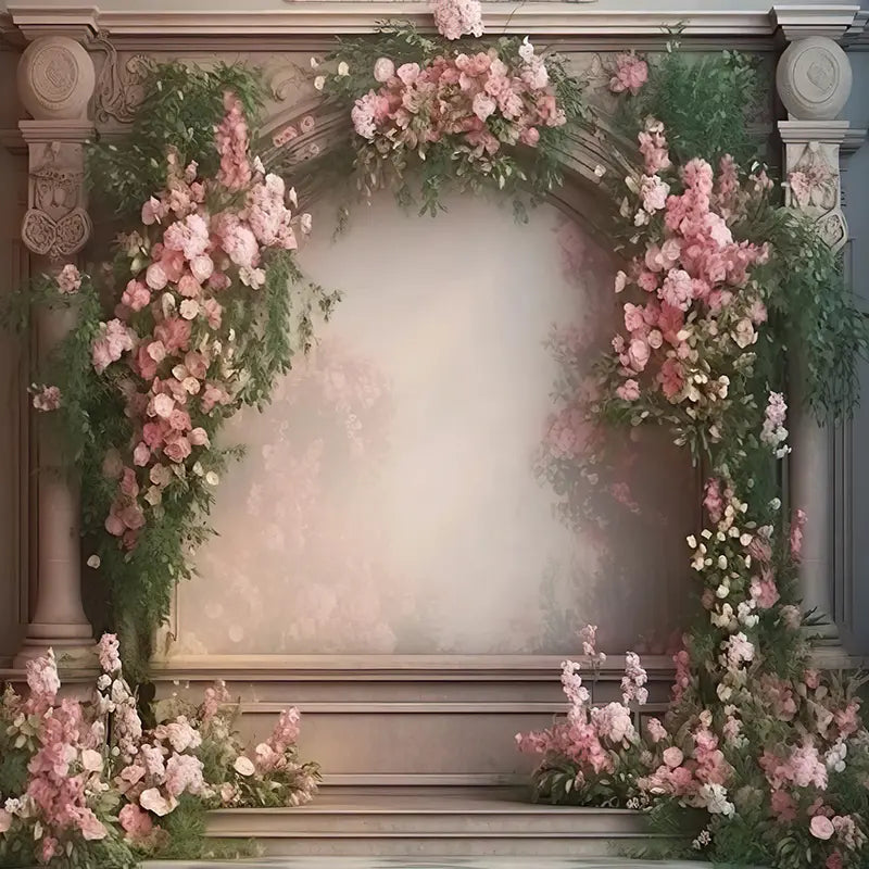Pillow_Cover_Backdrops_pink_floral_arch-pob-backdrops