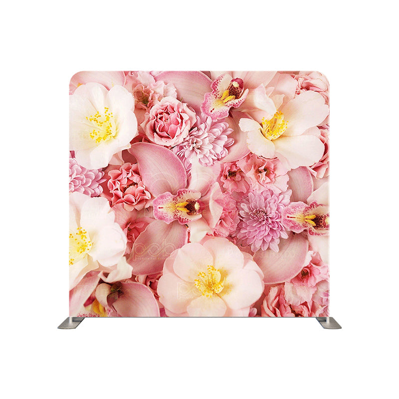 premium one pillowcover backdrops-Pink Bulb Floral