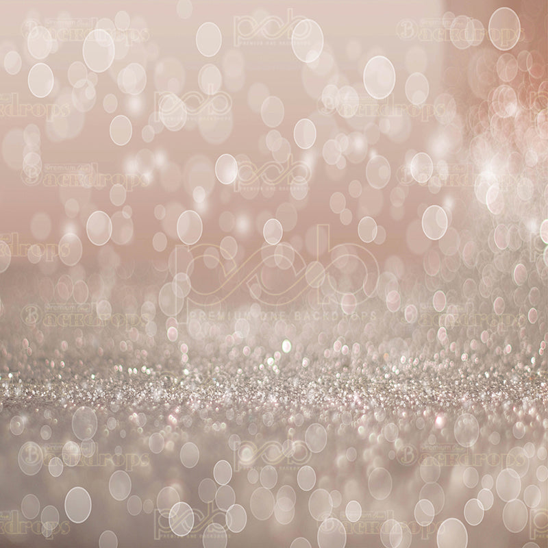 premium one pillowcover backdrops-Pink and Grey Bokeh