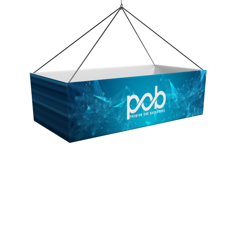 Sky Tube Rectangle Hanging Banners | Large Displays | POB