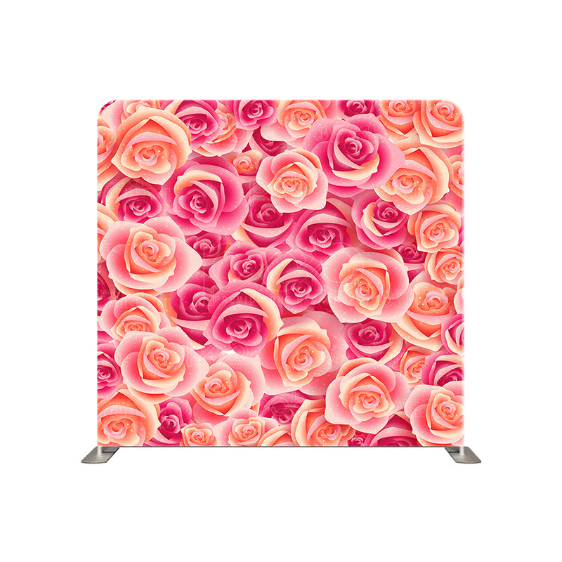 premium one pillow cover backdrops-Pretty And Pink