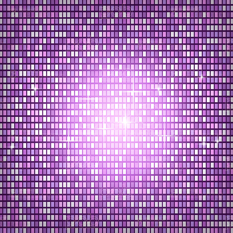premium one pillowcover backdrops-Purple Pixel Glow