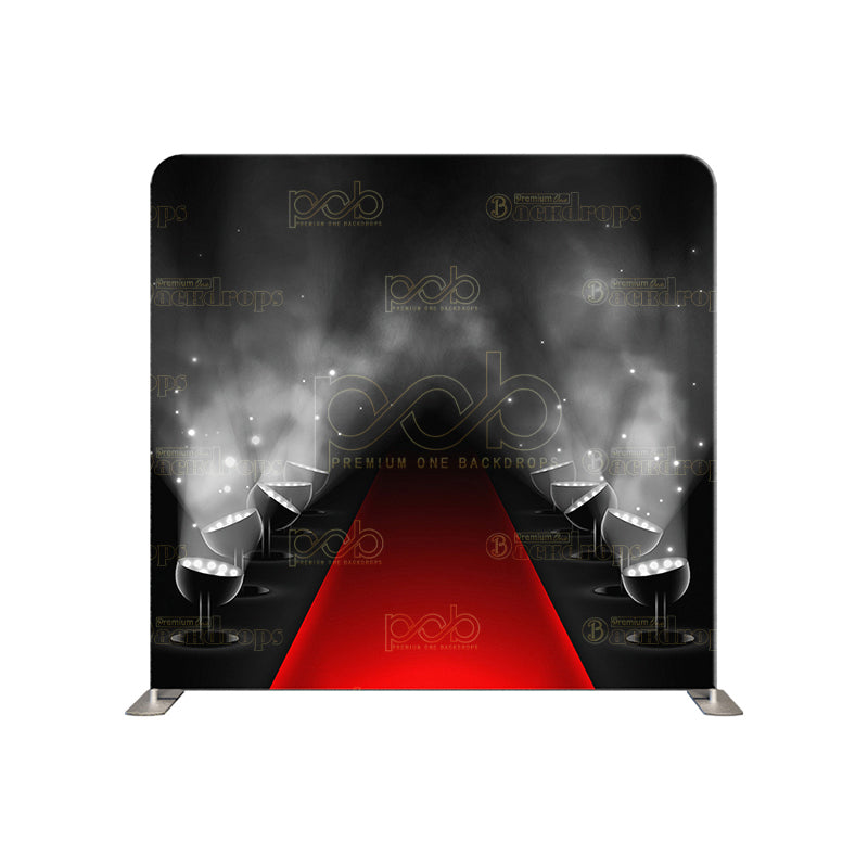 premium one pillow cover backdrops-Red Carpet Lights