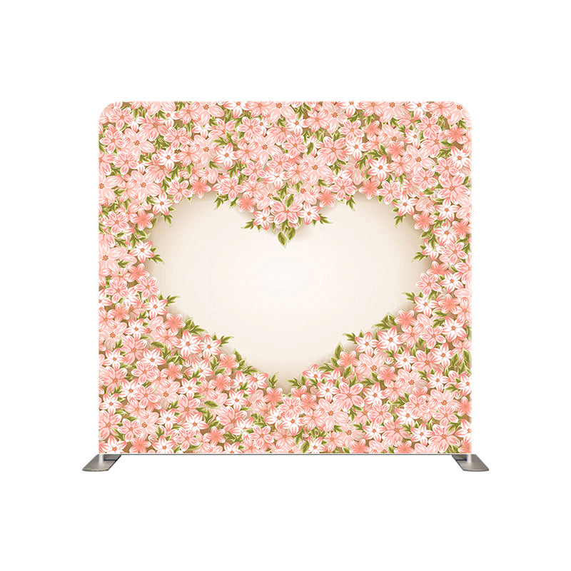 premium one pillow cover backdrops-Romantic Pink