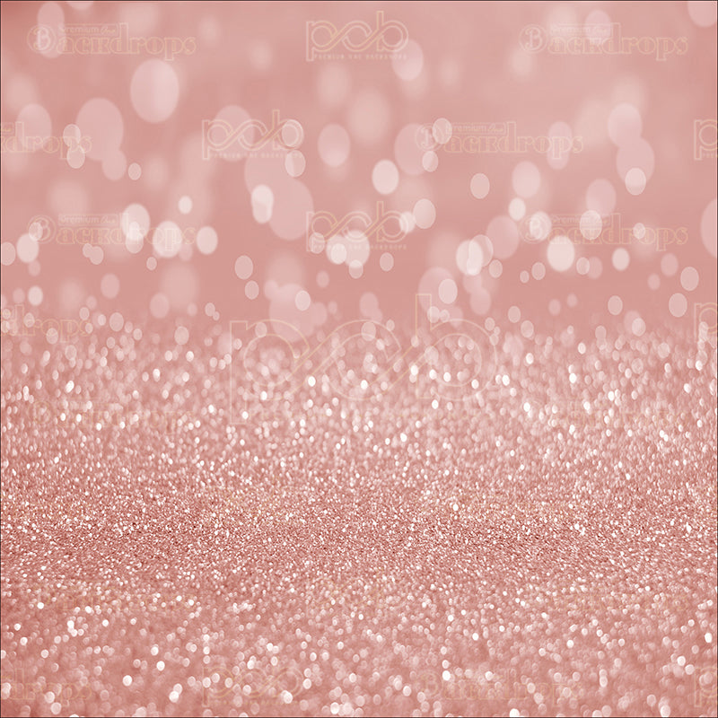 premium one pillowcover backdrops-Rose Gold Bokeh