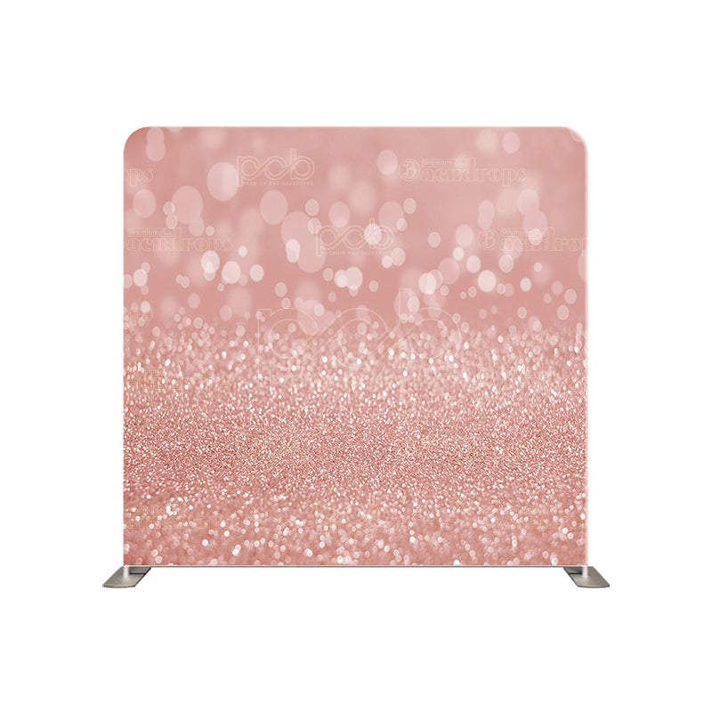 premium one pillow cover backdrops-Rose Gold Bokeh