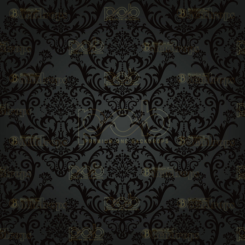 premium one pillowcover backdrops-Royal Black